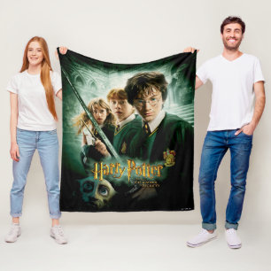 Harry Potter Ron Hermione Dobby Group Shot Fleece Blanket