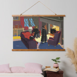 HARRY POTTER™, Ron, & Hermione in Common Room Hanging Tapestry