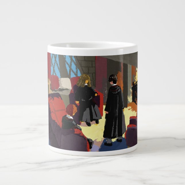 HARRY POTTER™, Ron, & Hermione in Common Room Large Coffee Mug (Front)