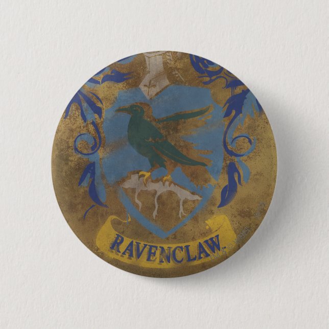 Harry Potter | Rustic Ravenclaw Painting 6 Cm Round Badge (Front)