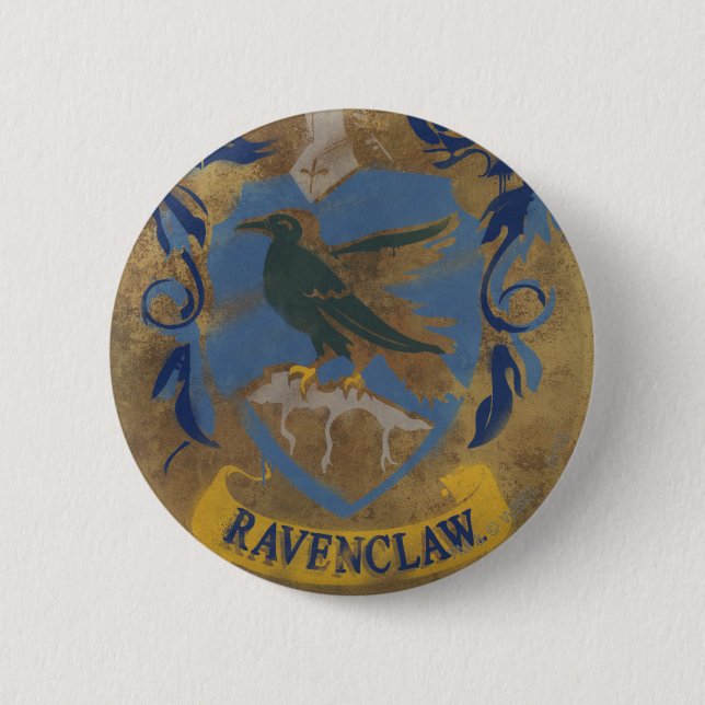 Harry Potter | Rustic Ravenclaw Painting 6 Cm Round Badge (Front)