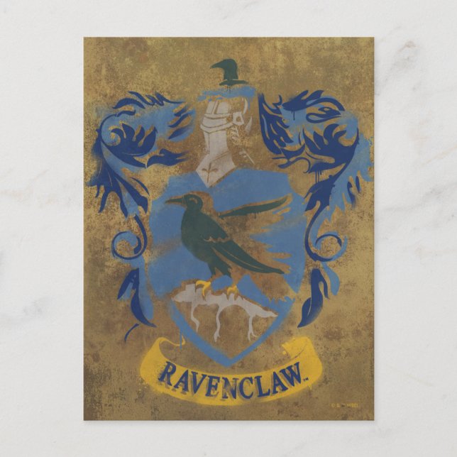 Harry Potter | Rustic Ravenclaw Painting Postcard (Front)
