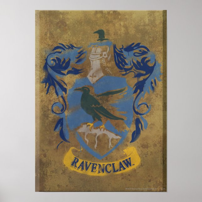 Harry Potter | Rustic Ravenclaw Painting Poster (Front)