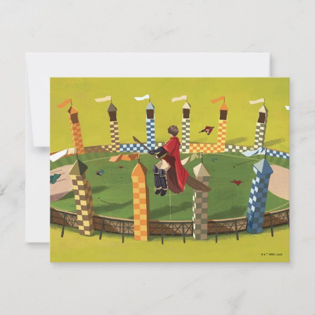 HARRY POTTER™ Seeking the Golden Snitch Card (Front)