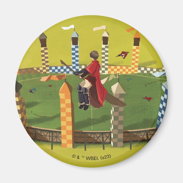 HARRY POTTER™ Seeking the Golden Snitch Magnet (Front)