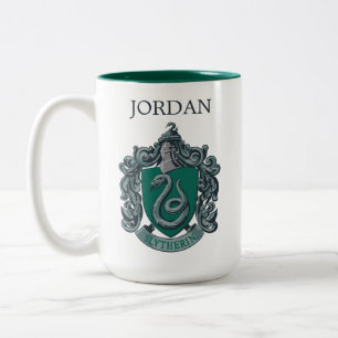 Harry Potter   Slytherin Crest   Add Your Name Two-Tone Coffee Mug