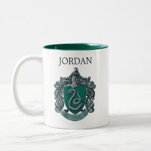 Harry Potter   Slytherin Crest   Add Your Name Two-Tone Coffee Mug