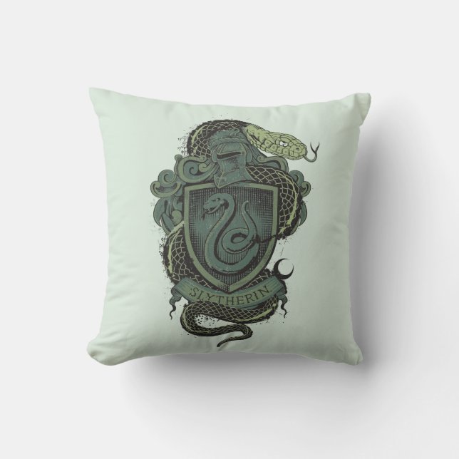 Harry Potter  | Slytherin Crest Cushion (Front)