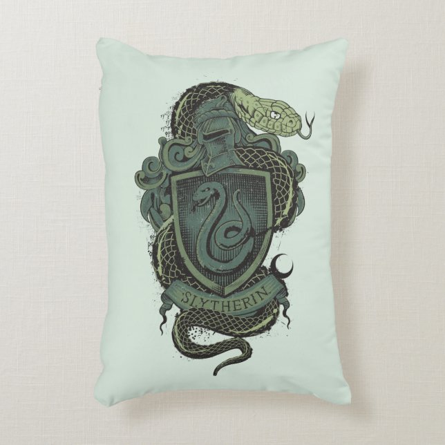 Harry Potter | Slytherin Crest Decorative Cushion (Front(Vertical))
