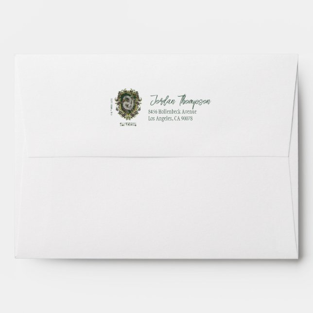 HARRY POTTER™ | SLYTHERIN™ Crest Envelope (Back (Top Flap))