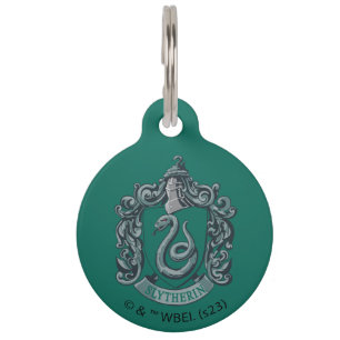 Harry Potter   Slytherin Crest Green Pet Tag