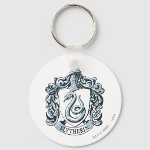 Harry Potter   Slytherin Crest - Ice Blue Key Ring