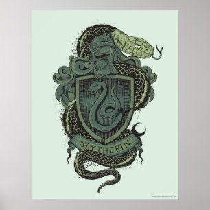 Harry Potter   Slytherin Crest Poster