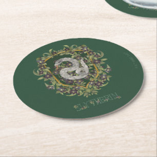 HARRY POTTER™ SLYTHERIN™ Crest Round Paper Coaster