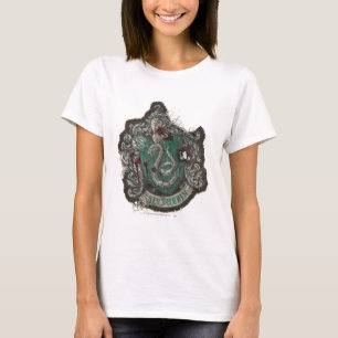 Harry Potter Slytherin Crest - Vintage T-Shirt