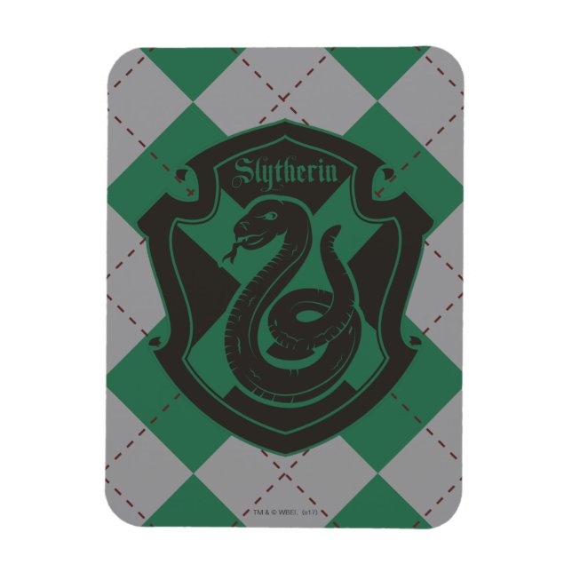 Harry Potter | Slytherin House Pride Crest Magnet (Vertical)