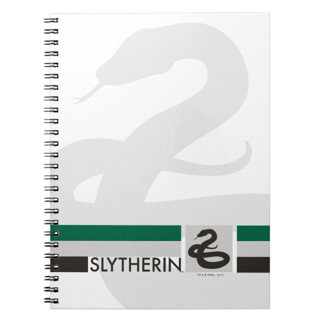 Harry Potter | Slytherin House Pride Graphic Notebook (Front)