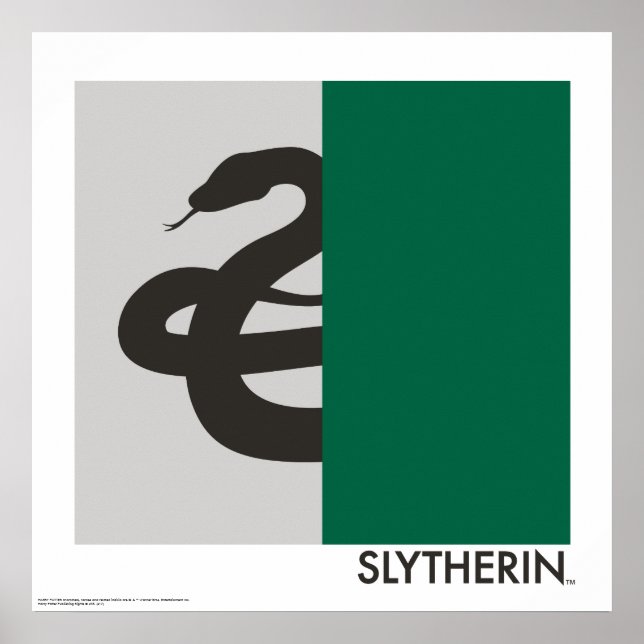 Harry Potter | Slytherin House Pride Graphic Poster (Front)