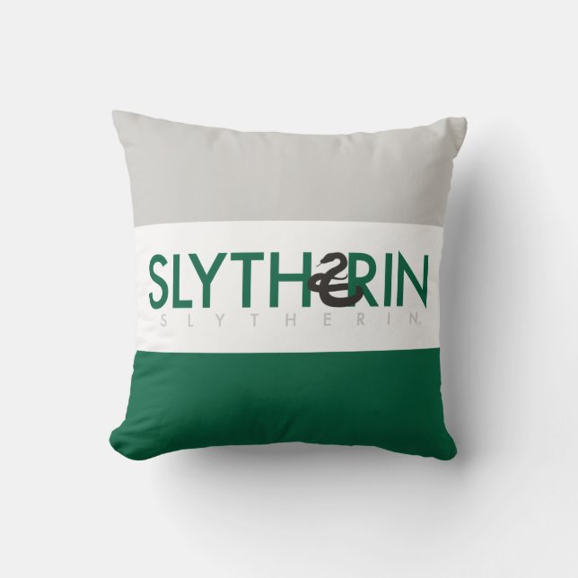 Harry Potter | Slytherin House Pride Logo Cushion (Front)
