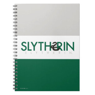 Harry Potter   Slytherin House Pride Logo Notebook