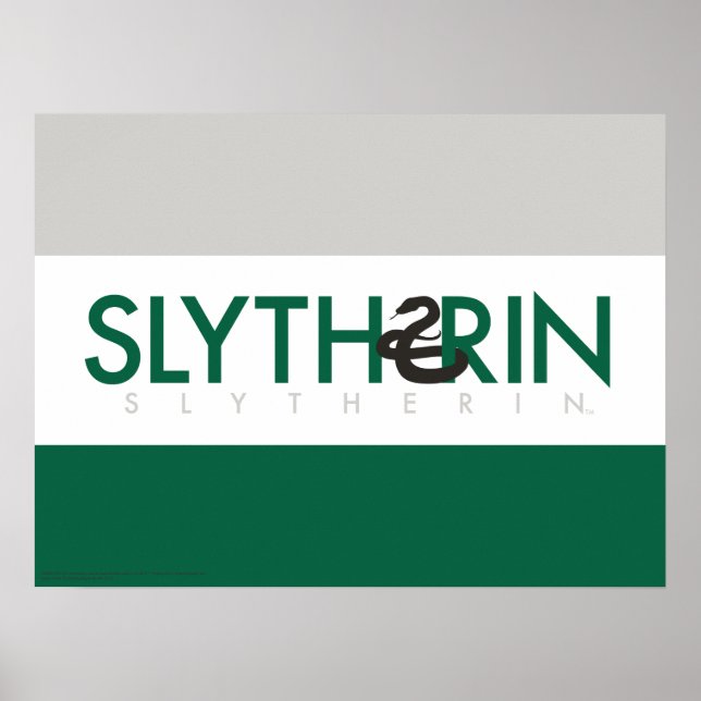 Harry Potter | Slytherin House Pride Logo Poster (Front)