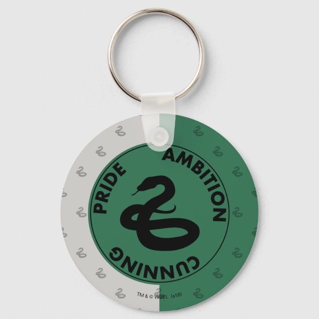 Harry Potter | SLYTHERIN™ House Traits Graphic Key Ring (Front)