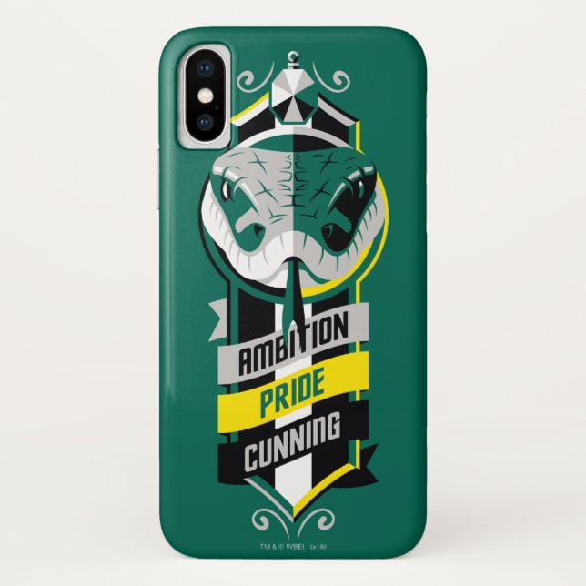Harry Potter | SLYTHERIN™ House Traits Sigil Case-Mate iPhone Case (Back)