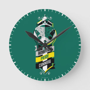 Harry Potter   SLYTHERIN™ House Traits Sigil Round Clock