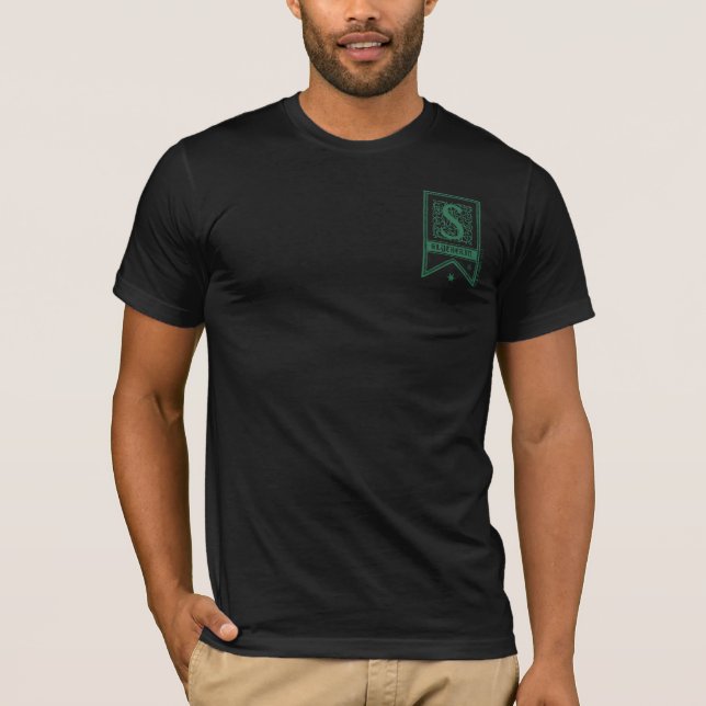 Harry Potter | Slytherin Monogram Banner T-Shirt (Front)