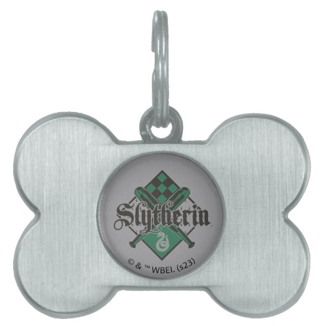 Harry Potter | Slytherin QUIDDITCH™ Crest Pet ID Tag (Front)