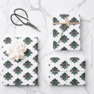 Harry Potter   Slytherin QUIDDITCH™ Crest Wrapping Paper Sheet
