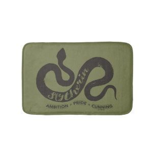 Harry Potter SLYTHERIN™ Silhouette Typography Bath Mat