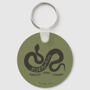 Harry Potter   SLYTHERIN™ Silhouette Typography Key Ring