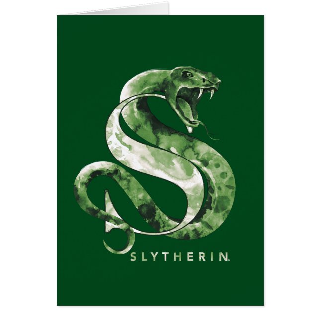 Harry Potter | SLYTHERIN™ Snake Watercolor (Front)