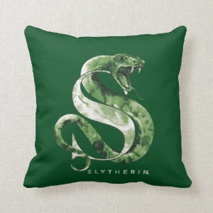 Harry Potter SLYTHERIN™ Snake Watercolor Cushion