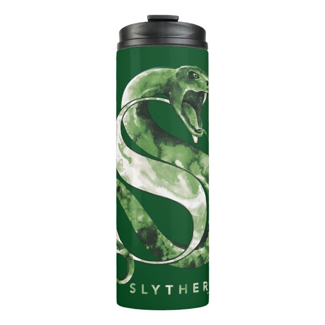 Harry Potter | SLYTHERIN™ Snake Watercolor Thermal Tumbler (Front)