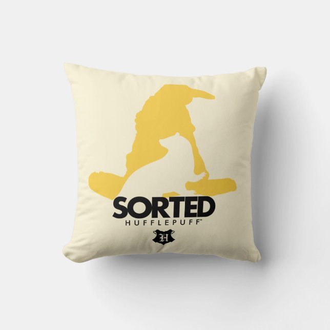 Harry Potter | Sorted Into HUFFLEPUFF™ House Cushion (Front)