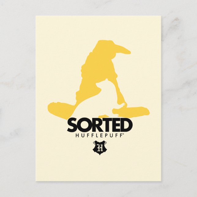 Harry Potter | Sorted Into HUFFLEPUFF™ House Postcard (Front)