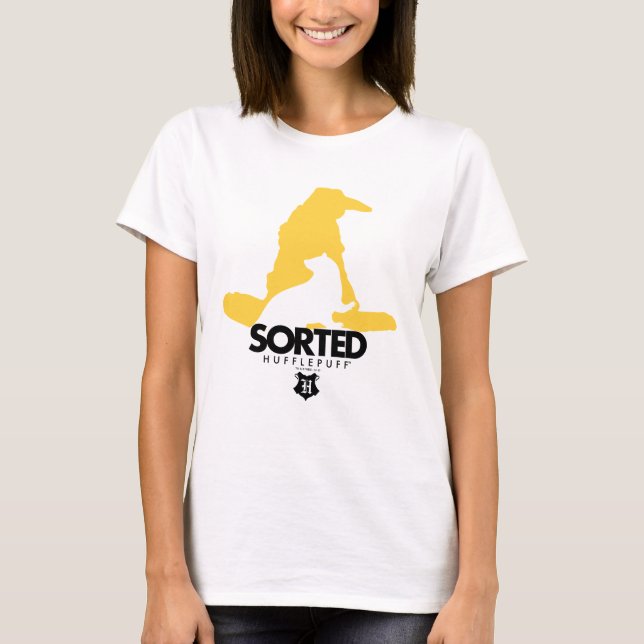 Harry Potter | Sorted Into HUFFLEPUFF™ House T-Shirt (Front)