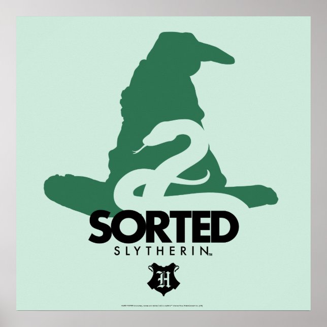 Harry Potter | Sorted Into SLYTHERIN™ House Poster (Front)