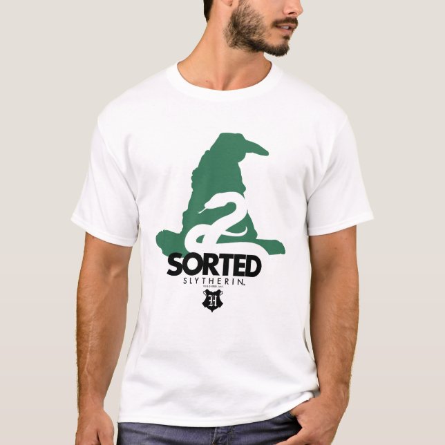 Harry Potter | Sorted Into SLYTHERIN™ House T-Shirt (Front)