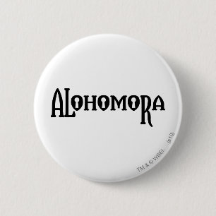 Harry Potter Spell   Alohomora 6 Cm Round Badge