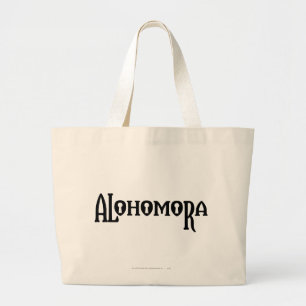 Harry Potter Spell   Alohomora Large Tote Bag