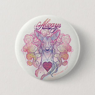 Harry Potter Spell "Always" Doe Patronus 6 Cm Round Badge