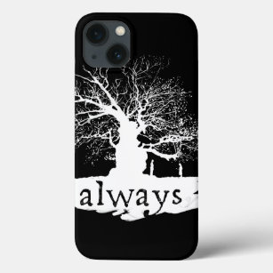 Harry Potter Spell   Always Quote Silhouette iPhone 13 Case