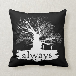 Harry Potter Spell   Always Quote Silhouette Cushion