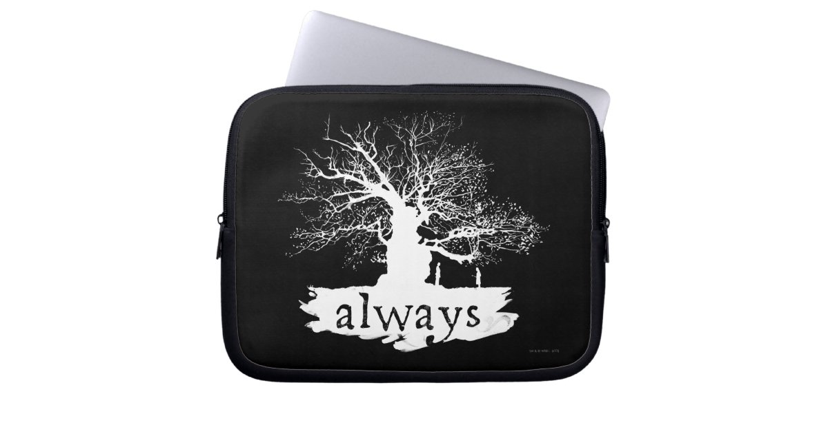 Harry Potter Spell | Always Quote Silhouette Laptop Sleeve | Zazzle