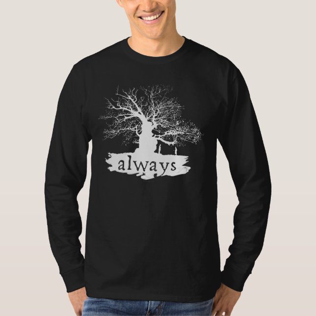 Harry Potter Spell | Always Quote Silhouette T-Shirt (Front)
