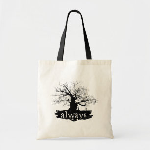 Harry Potter Spell   Always Quote Silhouette Tote Bag
