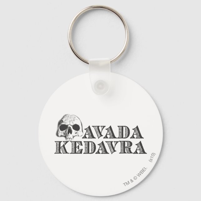 Harry Potter Spell | Avada Kedavra Key Ring (Front)